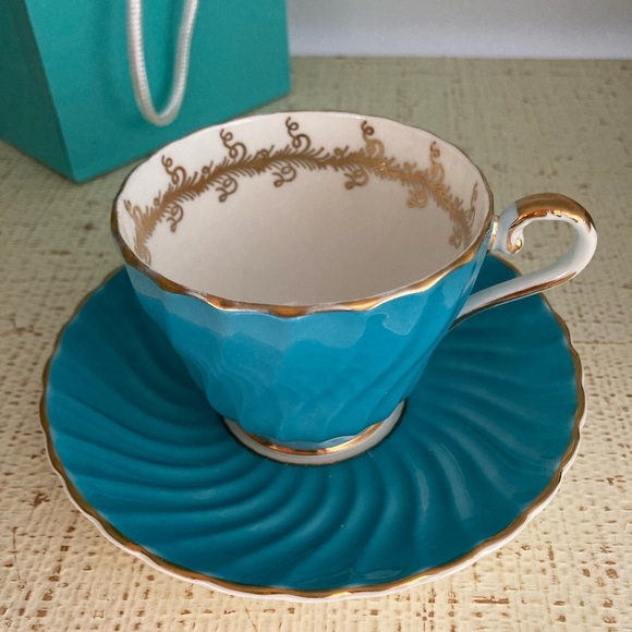 Vintage Tiffany blue teacup - Picture 1 of 5